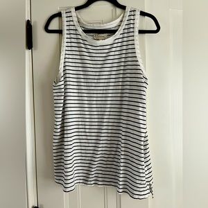 Current Elliott striped sleeveless t shirt